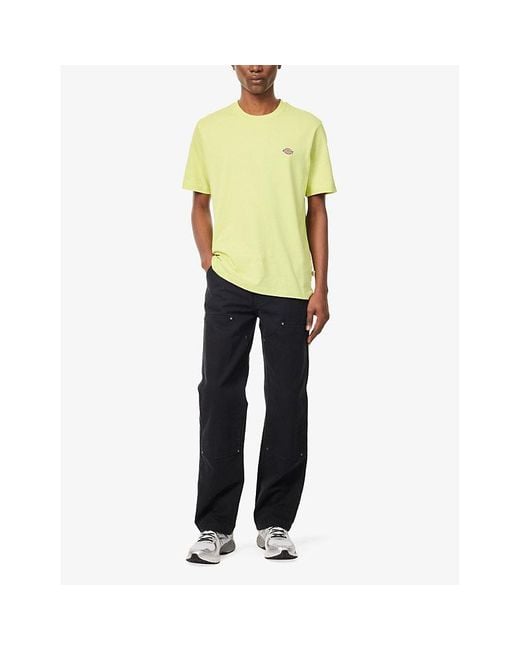 Dickies Yellow Mapleton Brand-print Cotton-jersey T-shirt X for men