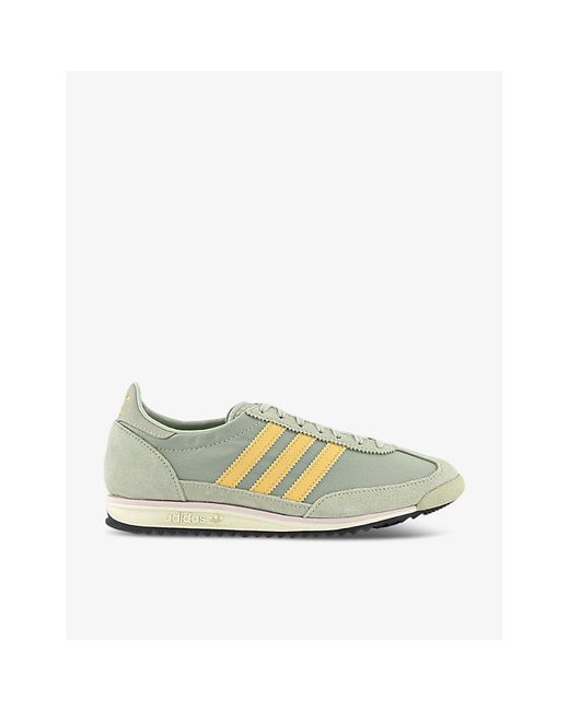 Adidas Multicolor Sl 72 Suede And Mesh Low-top Trainers
