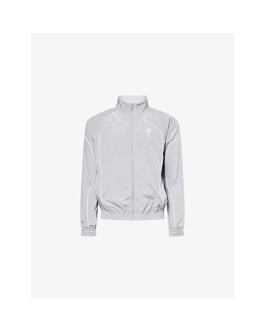 Trapstar Multicolor Foundation Embroidered-Logo Shell Tracksuit Jacket for men
