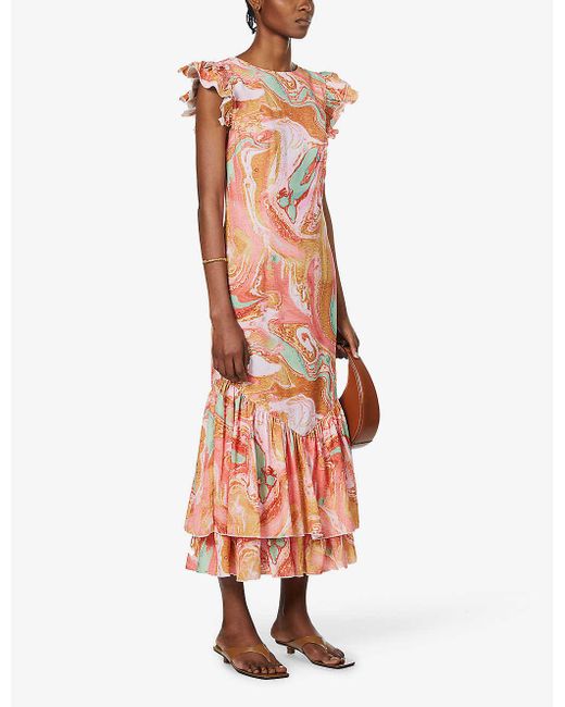Crepe Maxi Dress 