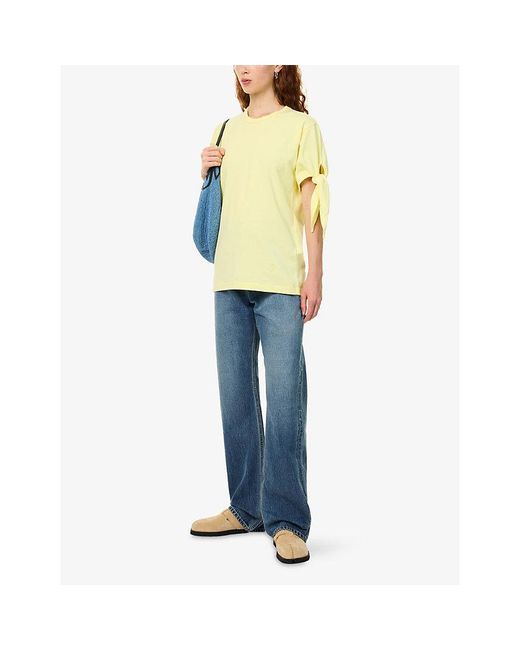 J.W. Anderson Blue Straight-Leg Cotton Denim Jeans