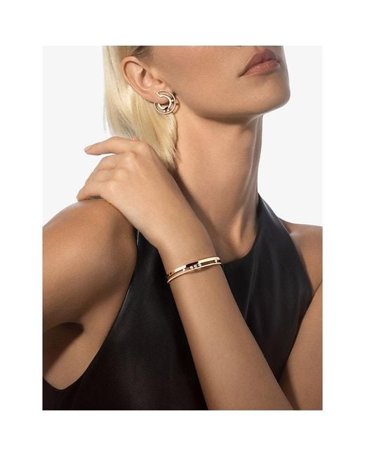 Messika Metallic Move Romane 18Ct And 0.69Ct Diamond Bangle Bracelet