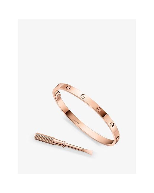 Cartier Metallic Love Medium 18Ct Rose- Bracelet