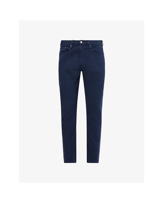 Paul Smith Blue Slim-Fit Tapered-Leg Denim Jeans for men