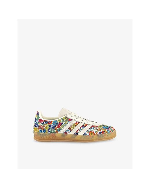 adidas X Liberty London Gazelle Indoor Woven Trainers | Lyst