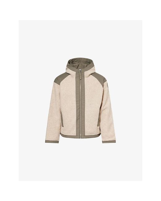 Canada Goose Natural Alberni Reversible Fleece Bomber Jacket for men