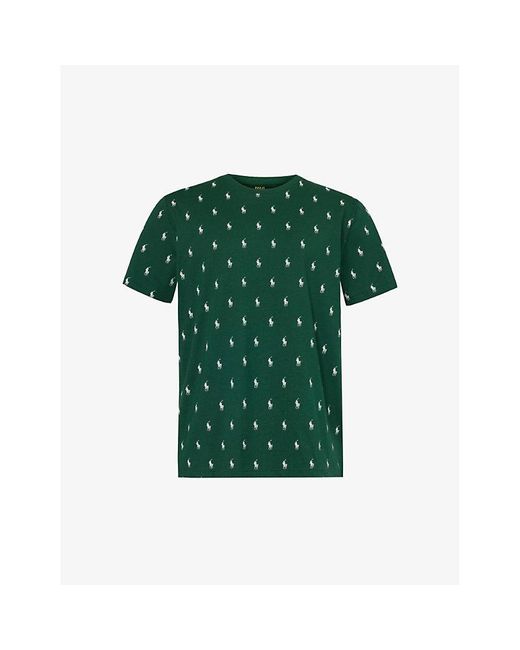 Polo Ralph Lauren Green Logo-print Cotton-jersey T-shirt for men