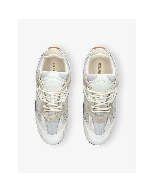 Axel Arigato White Slow Runner Leather And Suede Trainers for men