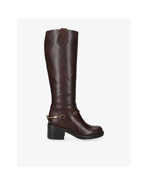 Chloé Brown Dakota Knee-High Leather Boots