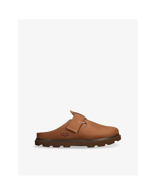 Ugg Brown Solano Leather Clogs for men