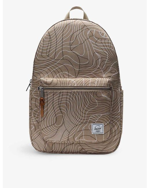 Herschel Supply Co. Gray Settlement Twill-topography Recycled-polyester Backpack