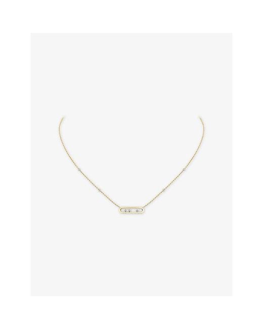 Messika Metallic Move Classique Baby Move 18Ct And 0.14Ct Diamond Necklace