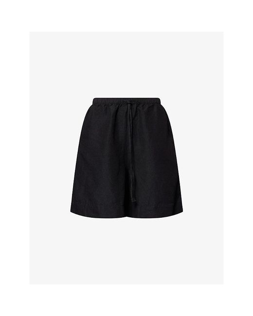 Rails Black Mcguire Relaxed Cotton Shorts