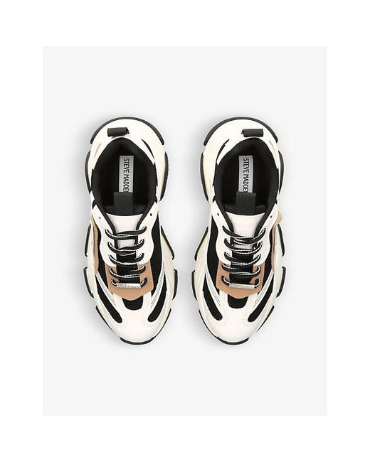 Steve Madden White Possession Chunky Dad Casual And Fashion Sneakers