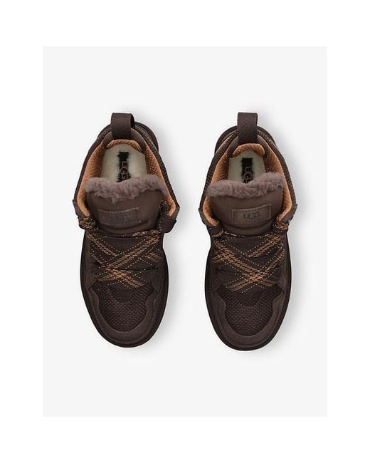 Ugg Brown Lowmel Suede Trainers