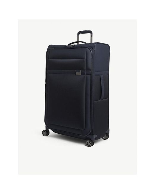 Samsonite Blue Airea Spinner Soft Case 4 Wheel Cabin Suitcase