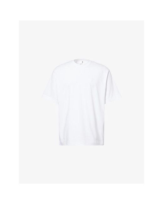 On Shoes White Club Collective Cott T-Shirt for men
