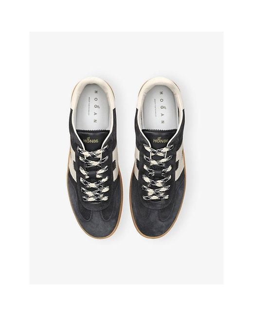 Hogan Blue Cool Suede Trainers for men