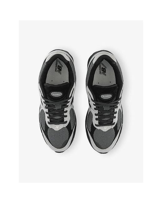 New Balance Gray 2002 Leather And Mesh Trainers for men