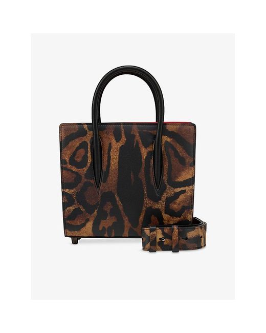Christian Louboutin Black Paloma S Mini Bengali Leather Tote Bag