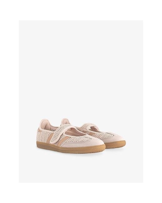 Adidas Natural Samba Jane Raffia Trainers