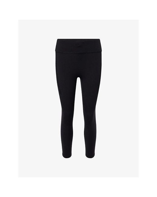 On Shoes Black Performance 7/8 High-Waisted Stretch-Jersey Leggings