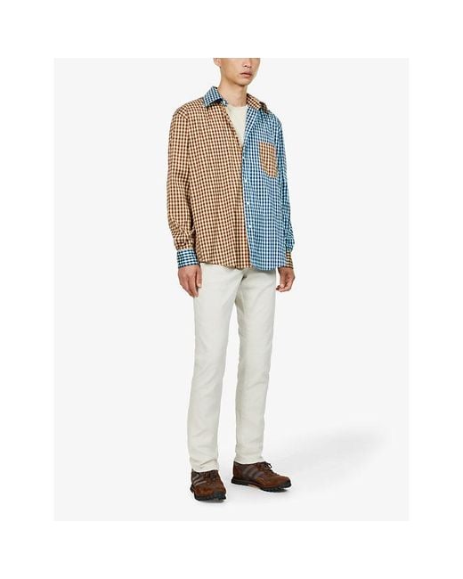 FRAME White L'Homme Slim-Fit Slim-Leg Stretch-Woven Trousers for men