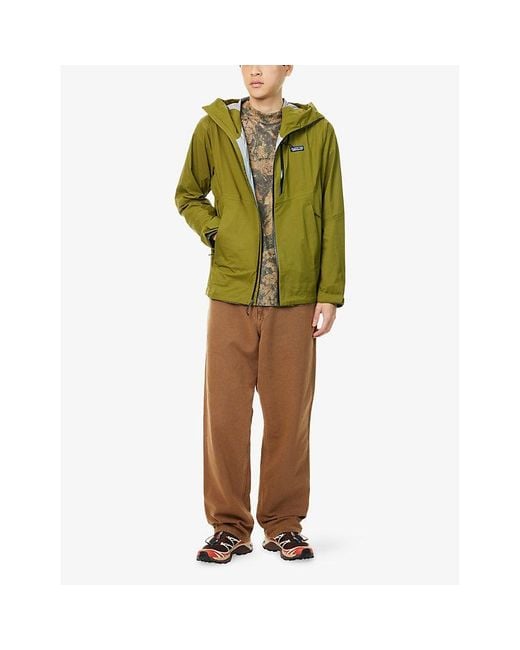 Patagonia Green Granite Crest Waterproof Rain Jacket for men