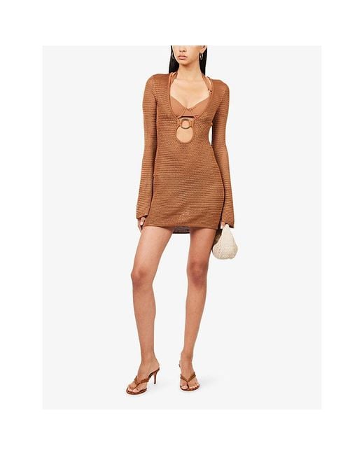 Cheap Monday Brown Montego Mini Dress