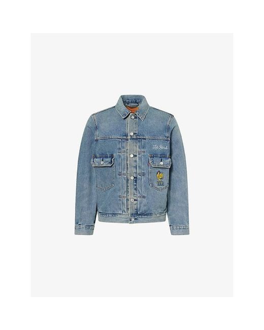 Levi's Blue Levi's X World Cup France F.F.F Denim Jacket for men