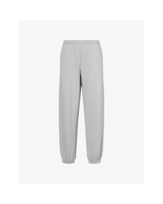 vuori Gray Restore Classic Wide-Leg Cotton-Blend Jogging Bottoms