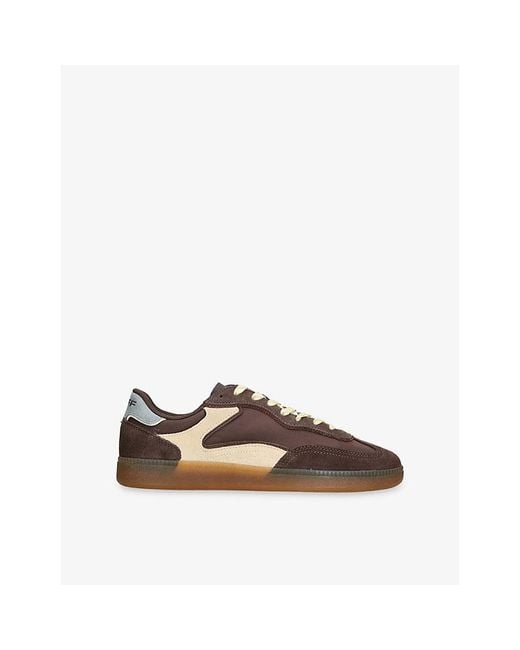 HOFF Brown Park Suede And Shell Trainers for men