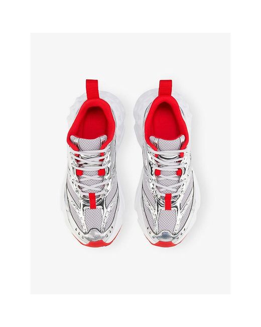 Christian Louboutin White So Flo Mesh Trainers