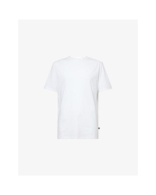 On Shoes White Focus T Short-Sleeve Cott-Jersey T-Shirt for men