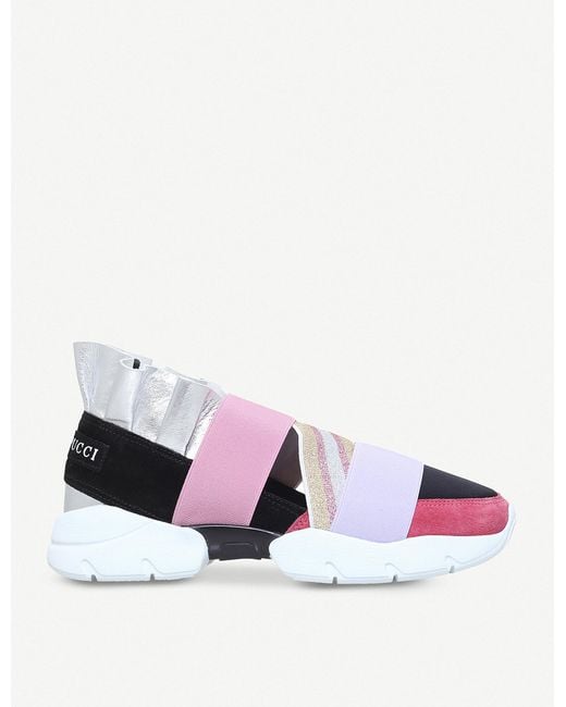 Emilio Pucci Pink City Up Trainers