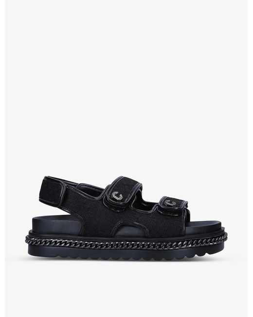 kurt geiger denim sandals