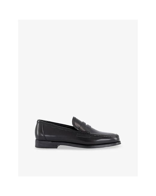 Tony Bianco Black Zac Leather Loafers