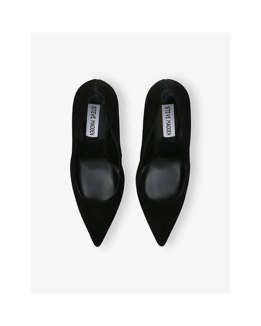 Steve Madden Black Thrive Suede Courts