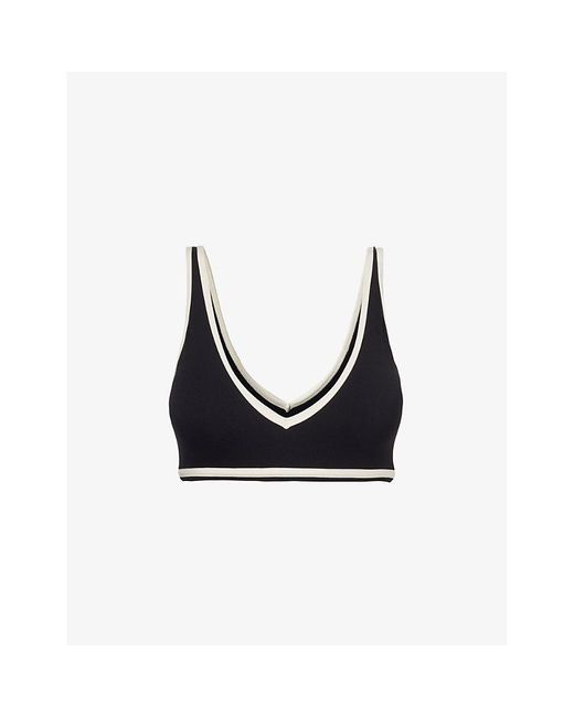 WE Are Tala Black Dayflex Slim-Fit Stretch-Recycled Nylon Sports Bra