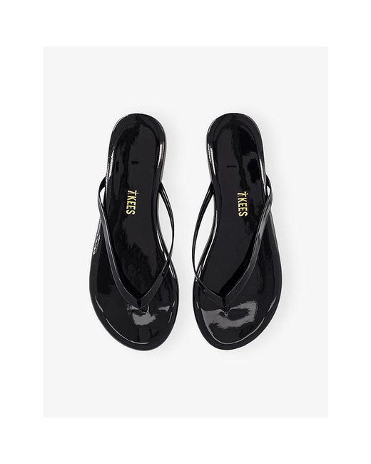 TKEES Multicolor Lily Nude Foundations Leather Flip-Flops
