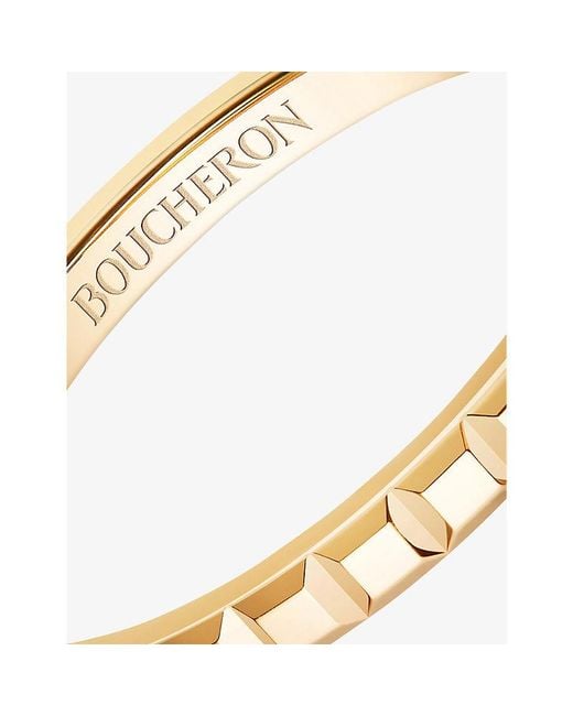 Boucheron Yellow Quatre Clou De Paris 18Ct- Ring for men