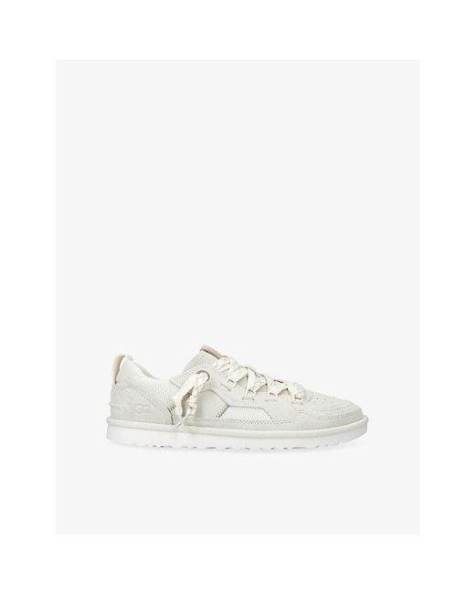 Ugg White Minimel Suede Trainers for men