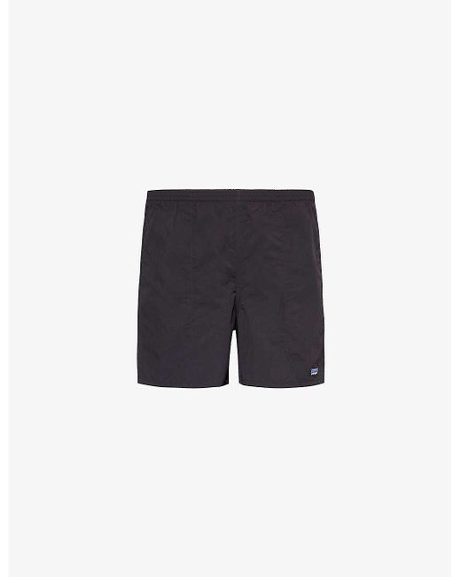 Patagonia Black baggies Lights Branded-print Recycled-nylon Shorts X for men