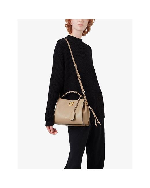 Mulberry Natural Iris Small Leather Top-handle Bag