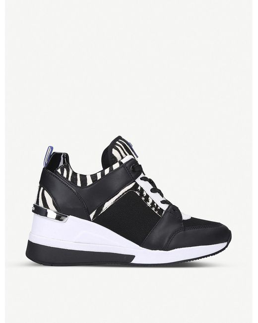 michael kors wedge trainers