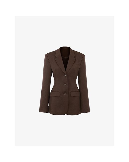 House Of Cb Brown Luella Tailored Stretch-Woven Blazer