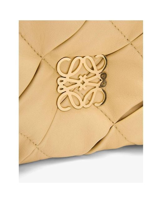 Loewe Goya Mini Pleated Leather Shoulder Bag