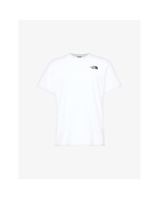 The North Face White Redbox Logo-print Cotton-jersey T-shirt X for men