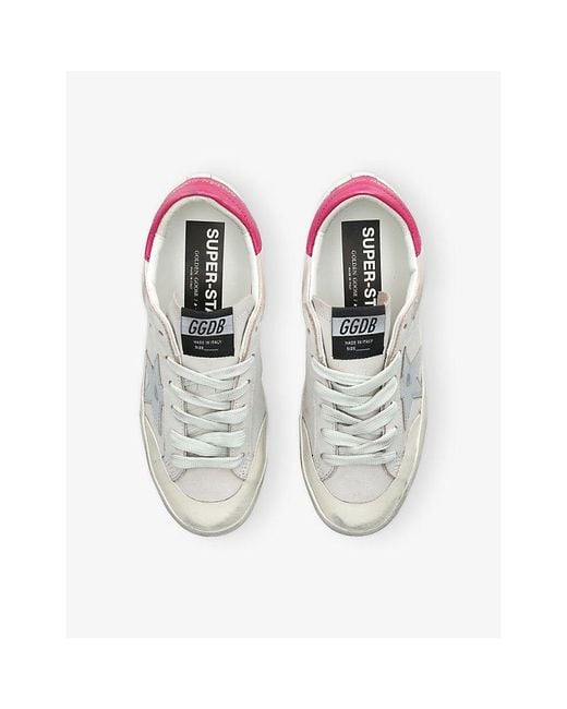 Golden Goose Deluxe Brand White Super Star 83367 Leather Trainers
