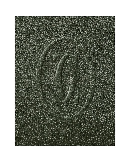 Cartier Green Must De Double Leather Card Holder